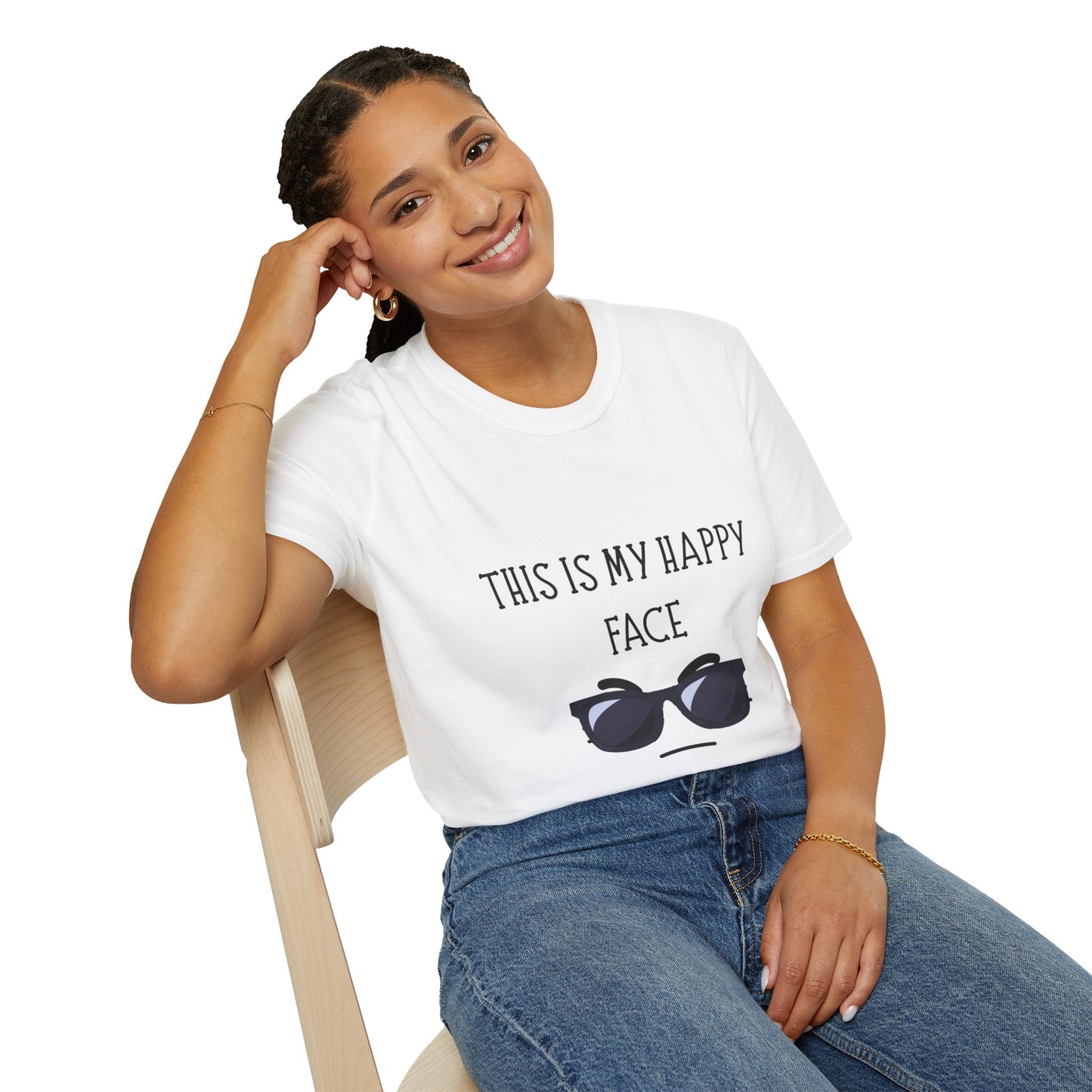 This Is My Happy Face - Unisex T-Shirt