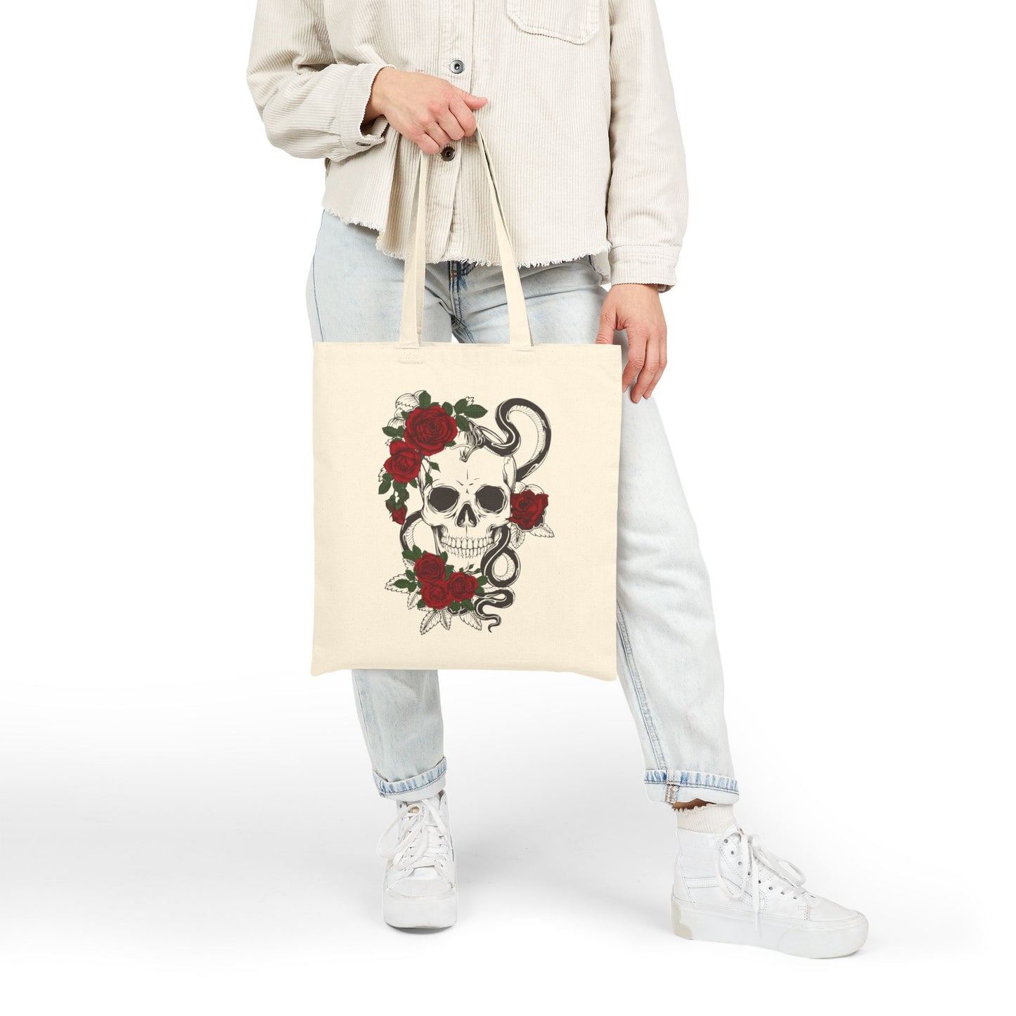 Skull & Roses Tote Bag