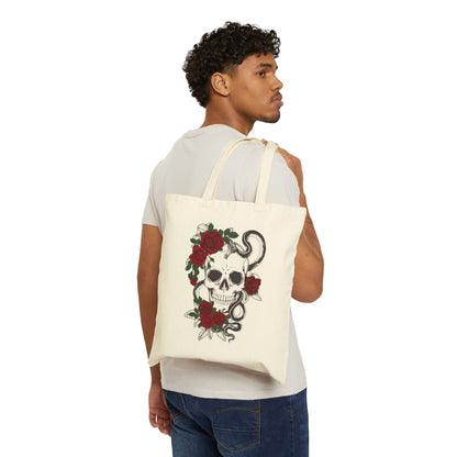 Skull & Roses Tote Bag