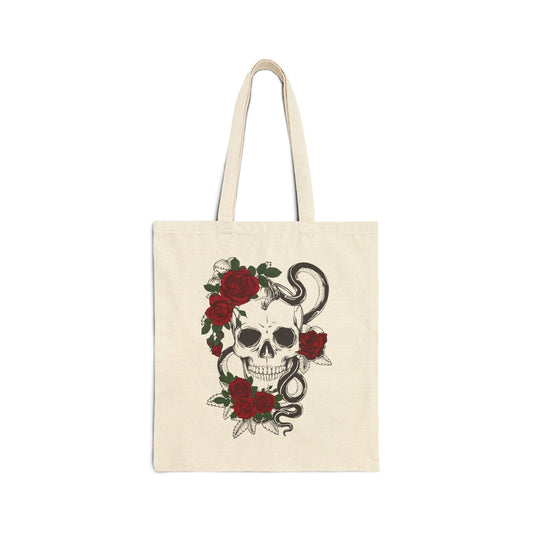 Skull & Roses Tote Bag